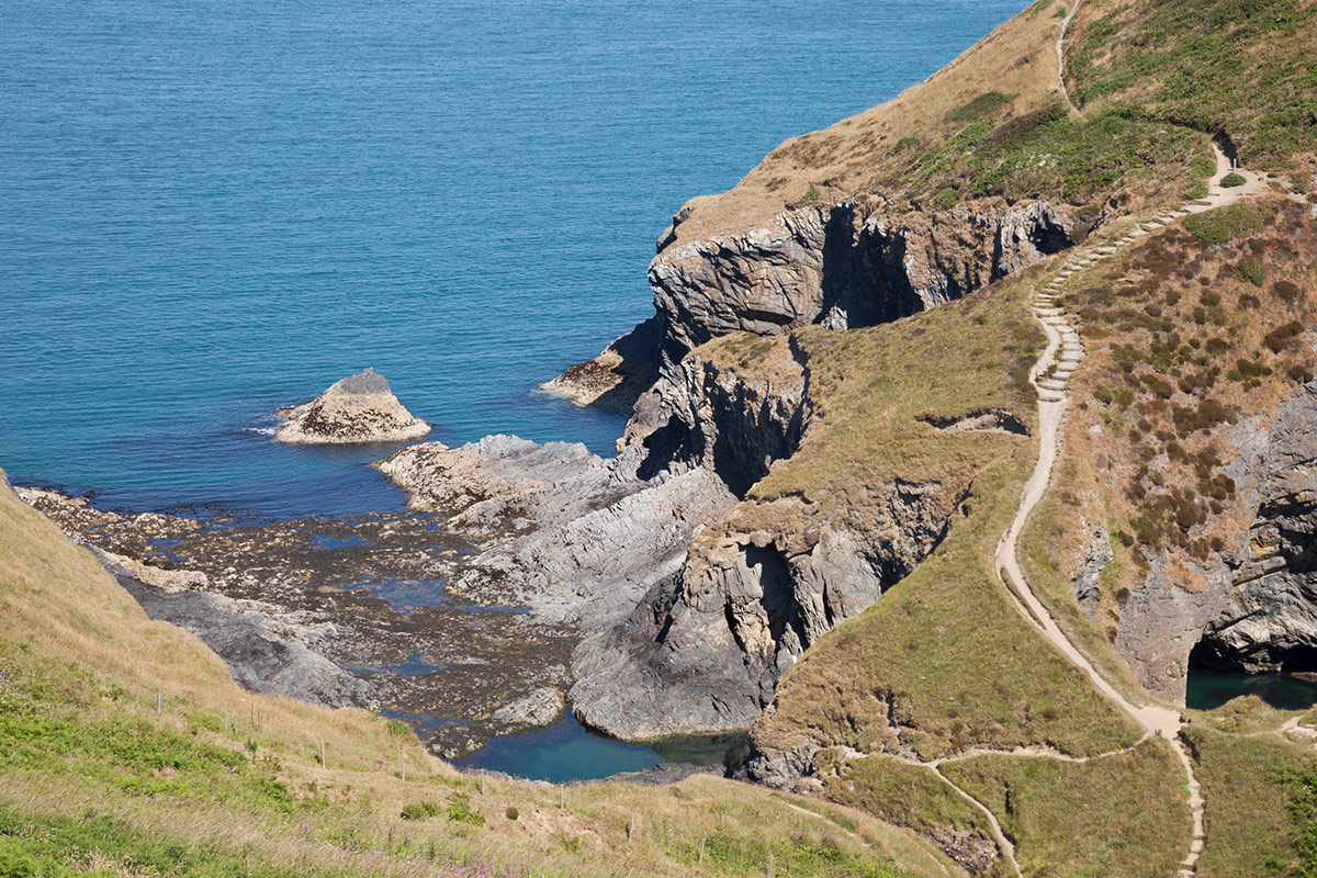 Pembrokeshire Coast Path in Wales